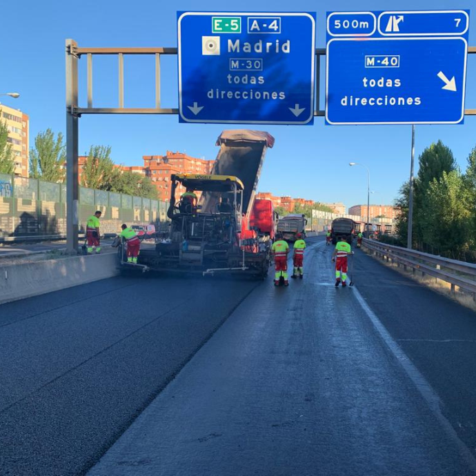 Pavimentación carretera