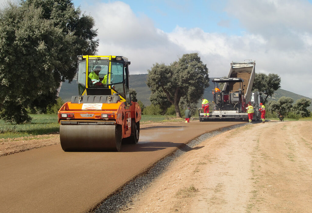 Pavimentación carretera