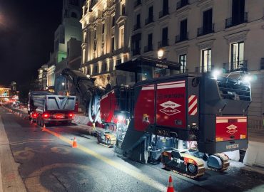 Maquinaria pavimentación carretera